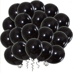 Balony lateksowe czarne 100 sztuk
